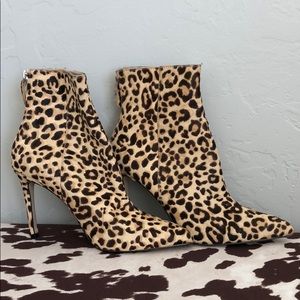 Steve Madden Carey Leopard Heeled Boots.